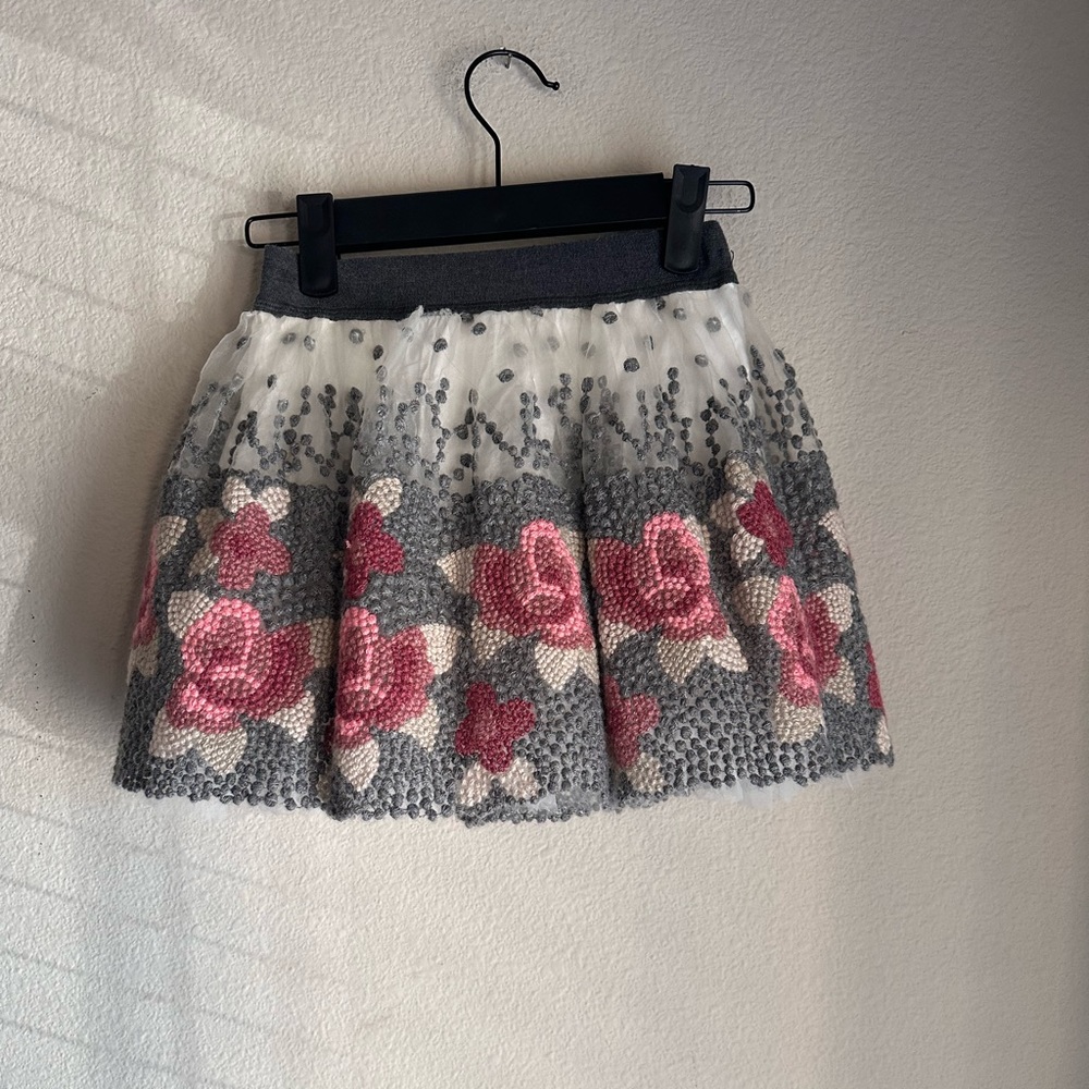 Monnalisa Embroidered TuTu Skirt